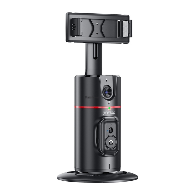 AI Gimbal Stabilizer for Vlogging Automatic Tracking Smart Shooting Robot Phone Holder with Gimbal for Live Video Desk Use