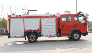 Camión de Bomberos Howo de Tamaño Pequeño para Rescate de Emergencia 4x2 con Tanque de Agua de 1500 Litros, Venta Directa de Fábrica - Product Image 6