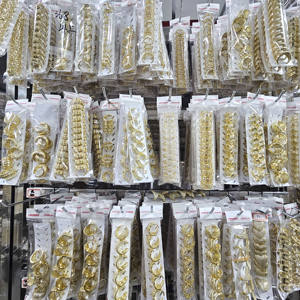 Diseño moderno con diamantes brillantes, chapado en oro de 14k para parejas, acabado exquisito, adecuado para celebrar aniversarios, ajustable. - Product Image 4