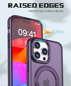 Leyi nuovi prodotti 2023 custodia antiurto <span class=keywords><strong>viola</strong></span> custodia magnetica invisibile custodia per telefono opaca traslucida per <span class=keywords><strong>iphone</strong></span> 15 <span class=keywords><strong>14</strong></span> <span class=keywords><strong>pro</strong></span> max - Product Image 5