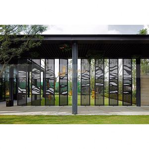 ANN5191 Custom Durable Modern Printed Coated Stainless Steel <b>Decorative</b> Partition <b>Screen</b> for Office & Hotel Engineering Projects - Product Image 4