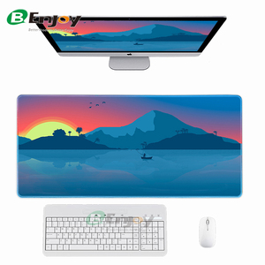 Oem tùy chỉnh in <span class=keywords><strong>Neoprene</strong></span> bàn <span class=keywords><strong>Mat</strong></span> bền khâu cạnh 31.5 "x 11.8" Chuột chơi game pad vật liệu cao su trong kho - Product Image 3