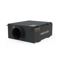 Purificateur d'air haute capacité 2200m ³/h pour la filtration HEPA H13 des hôpitaux avec ionisation bipolaire, encastré au plafond