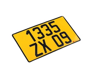 Durable Reflective Film <strong>Plate</strong> Customized Decoration Reflective Film Vehicle Metal <strong>Plate</strong> Car <strong>License</strong> Number <strong>Plate</strong> - Product Image 1