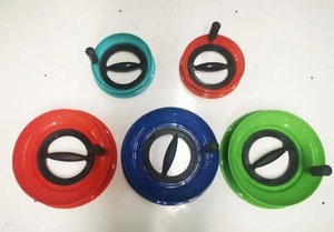Moulinets à main en plastique ABS équipement de ligne de bobine de pêche pour la pêche à la traîne de vivaneau de lac et de rivière avec une forte force de traction - Product Image 3