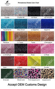 Diamantes de imitación autoadhesivos SS6 de 24x40cm, hoja de <span class=keywords><strong>tela</strong></span> de malla, pegatinas de cristal de resina, apliques de <span class=keywords><strong>Strass</strong></span>, banda <span class=keywords><strong>para</strong></span> manualidades de joyería DIY - Product Image 6