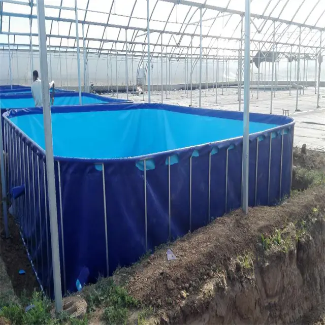 Indoor Garnalen Landbouwmateriaal Grote 10000 Liter Bio Flock Poly Tank Voor Vis Kreeft Boerderij Water Tank Fabrikant