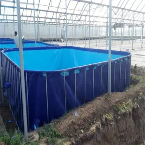 indoor shrimp farming equipment large 10000 liter bio flock poly tank for fish lobster farm water tank manufacturer