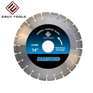 Good Quality Various Model 7/9/10/12/16Inch <strong>Segmented</strong> Cutting Disc Laser Welded Diamond Saw Blade for Concrete Stone Brick - Product Image 1