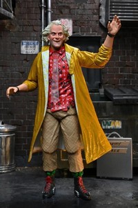 NECA Ritorno al Futuro Action Figure Dr. Emmett Brown Vestiti Gialli 7 Pollici Bambola - Product Image 4