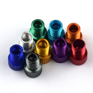 Adaptateur de <span class=keywords><strong>valve</strong></span> en aluminium de différentes couleurs, convertisseur de <span class=keywords><strong>valve</strong></span> de vélo, <span class=keywords><strong>valve</strong></span> française vers américaine pour VTT - Product Image 3