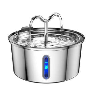 Tompo เครื่องจ่ายน้ำสัตว์เลี้ยงสแตนเลส amaz เครื่องจ่ายน้ำสุนัขป้อนแมวแบบเป็นกลางเพศภาษาอังกฤษ - Product Image 5