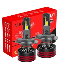 12V LED lights for Car headlights M1 75w 150w h7 Led headlight bulb M5 m8 pro 100W 200W h1 9005 9006 h15 h13 h11 h4 led