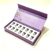 Boîte cadeau personnalisée en carton rigide fait main avec fermeture magnétique pour flacons de peptides, emballage cosmétique et soins de la peau