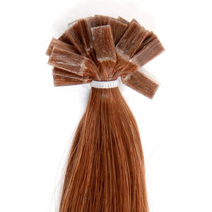 Extensiones de Cabello Europeo Pre-Adheridas con Queratina Sens Flat, Color 7 Rubio Medio, 25 Mechones, 100% Cabello Remy - Product Image 1