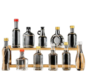 Botella de vidrio con forma de águila vacía personalizada, café helado frío, 200ml-500ml, serigrafía, tapón de rosca, whisky, vodka, Kombucha, Tequila - Product Image 1