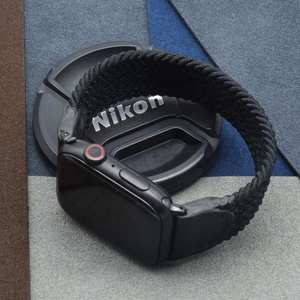 Elastico Riciclato Filato Intrecciato Silicone Fili di Cuoio di <span class=keywords><strong>Apple</strong></span> <span class=keywords><strong>Watch</strong></span> Band Strap Serie 4 5 6 <span class=keywords><strong>SE</strong></span> - Product Image 4