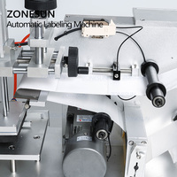 Zonnesun — etiqueteuse de bouteilles rondes Semi-automatique TB-60, appareil de dépose adhésif pour pot en verre et plastique