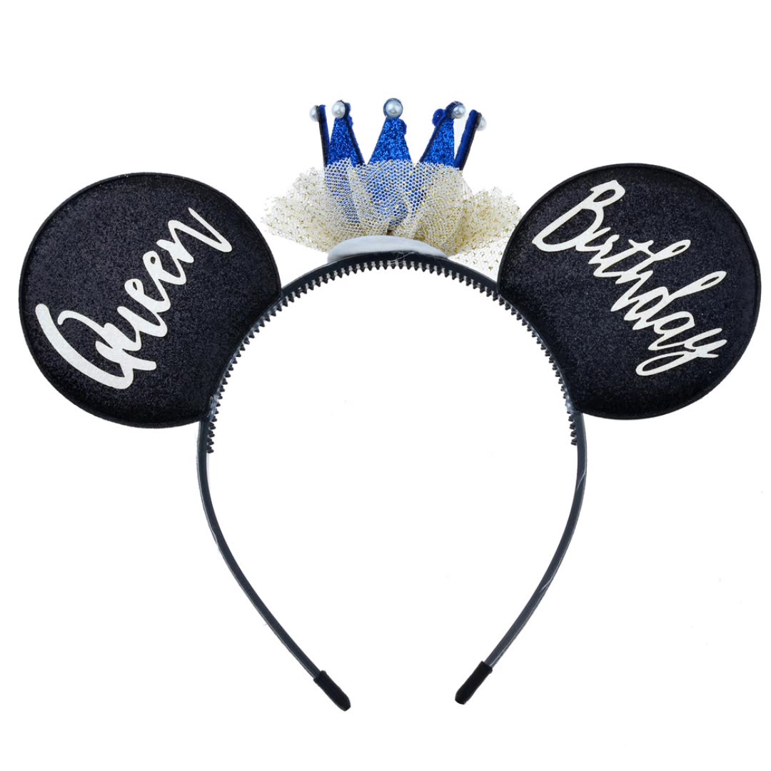 Оптовая продажа, Детская корона на день рождения, аксессуары для одежды, повязка для волос с ушками мыши для детей
