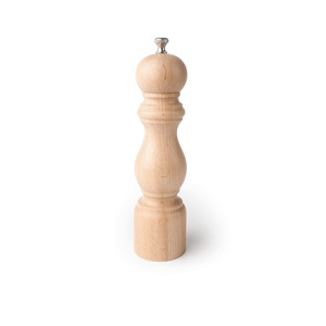 Macinapepe Classico in Legno, Macina Spezie Manuale da Cucina, 8 Pollici - Product Image 1