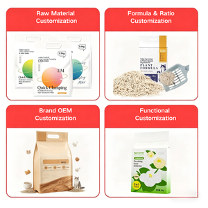 PhoenHorse Fabricant ODM Formule Personnalisée En Vrac Anti-bactérien Anti-adhésif Faible Teneur en Poussière Agglomération Rapide Litière pour Chat en <span class=keywords><strong>Sciure</strong></span> de Pin - Product Image 2
