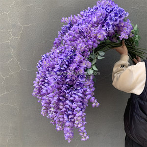 E-476 all'ingrosso della decorazione del soffitto dell'hotel della sala di nozze all'ingrosso del glicine <span class=keywords><strong>viola</strong></span> dei fiori dell'albero rami lunghi alla rinfusa - Product Image 4
