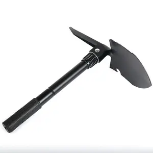 Портативные инструменты, тактическая стальная Лопата небольшого размера, многофункциональная Складная лопата