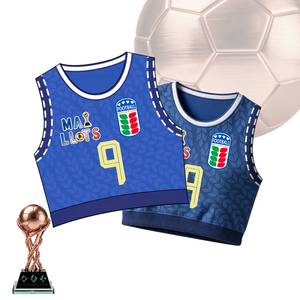 Abbigliamento Ispirato al Calcio Femminile per la Stagione Globale degli Eventi Sportivi con Grafiche a Tema Gruppo - Product Image 1