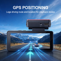 Caméra de tableau de bord 4K double objectif 3,16 pouces IPS WiFi GPS TS Stream Type-C ADAS BSD G-Sensor DVR pour voiture OEM/ODM MOQ 1 H2 2160P