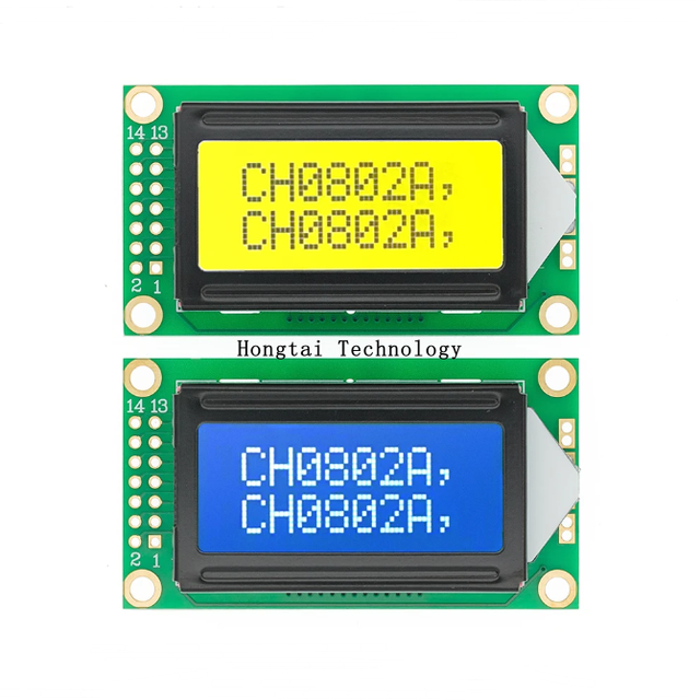 0802A LCD Liquid Crystal Display Character LCD 8X2 DC 3.3V-5V LCD Module Blue Screen Green Screen