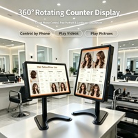Écran LCD numérique intelligent de bureau pour affichage de liste de prix, publicité et lecteur de contenu pour salons de coiffure, instituts de beauté, spas, salons de massage et salons de tatouage