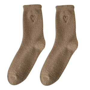 <span class=keywords><strong>Calze</strong></span> da donna in <span class=keywords><strong>pile</strong></span> corallo anti-sfregamento, sopra il ginocchio, <span class=keywords><strong>con</strong></span> stampa, spesse e calde, a tubo medio, per dormire e per casa/casual - Product Image 6