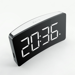 Kỹ thuật số Đồng hồ báo thức đồng hồ đêm cho phòng ngủ trẻ em bé ngủ huấn luyện viên RGB đầy màu sắc ánh sáng ban đêm với đồng hồ báo thức - Product Image 6