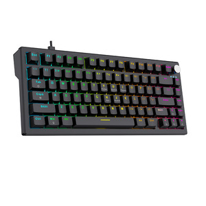 <span class=keywords><strong>Clavier</strong></span> de jeu pour <span class=keywords><strong>ordinateur</strong></span> de bureau multimédia compact de haute qualité en gros, 75 %, 81 touches, rétroéclairage LED - Product Image 6