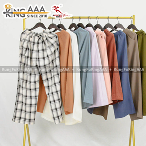 Pantalons à jambes larges <span class=keywords><strong>de</strong></span> <span class=keywords><strong>marque</strong></span> KINGAAA, vêtements d'occasion en balles, vente en gros, lots mixtes compressés, pantalons <span class=keywords><strong>de</strong></span> créateur <span class=keywords><strong>de</strong></span> seconde main - Product Image 2
