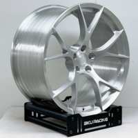 Jantes forgées Bku 5X120.65 pour Chevrolet Corvette C5 C6 C7 C8 E-Ray Z06 ZR1 19 20 21 pouces, jantes de course en alliage argentées personnalisées