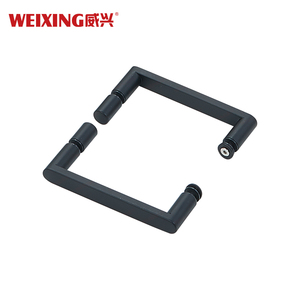 Chất lượng cao Nhôm đóng Khung vít Con lăn xử lý hệ thống đường sắt vuông tắm cửa phần cứng mà không cần kính - Product Image 4