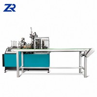 Machine automatique de fabrication de bols en papier kraft pour soupes, nouilles et salades, avec revêtement PE, grande machine de formage de gobelets en papier avec couvercle