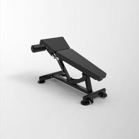 Banc de musculation commercial réglable et inclinable, équipement de fitness multifonctionnel pour abdominaux et sit-ups