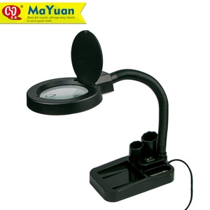 Lámpara de Mesa <span class=keywords><strong>con</strong></span> <span class=keywords><strong>Lupa</strong></span> <span class=keywords><strong>LED</strong></span> de 5-10X <span class=keywords><strong>con</strong></span> Ahorro de Energía para Reparación de Soldadura de PCB - Product Image 2