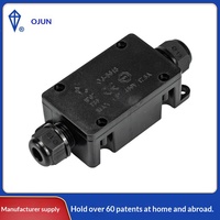 Conector Impermeable IP68 para Caja de Distribución de Iluminación Exterior, Material de PC, Certificado para Lámparas Industriales y Mineras