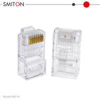 Connecteur modulaire RJ45 8P8C, connecteur RJ45, Cat 5, Cat 6, connecteurs réseau UTP