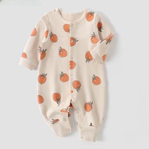 <span class=keywords><strong>Tutina</strong></span> per Neonati Autunno 2025, Pagliaccetto Tinta Unita con Orsetto, Abbigliamento in Cotone Primaverile per Bambini e Bambine 0-18 Mesi - Product Image 5