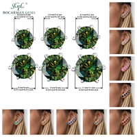 Boucles d'oreilles classiques à 6 broches GRA Moissanite unisexe 0.6-10CT S925 argent doré/argent en Stock cadeau parfait