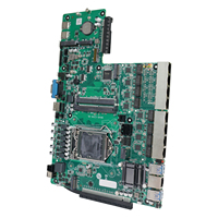 NAS Motherboard C246 Mini ITX 8 LAN LGA1151 Intel Core 8th 9th I3 I5 I7 EXON E2104G E2126G E2186G Server Firewall lembut