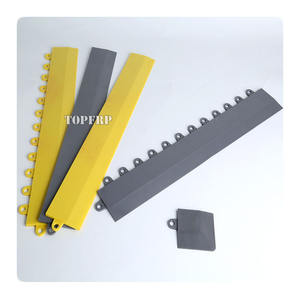 Leather Grain Pvc Interlocking Garage <b>Floor</b> Tiles / <b>Gym</b> / Workshop Vinyl <b>Floor</b> <b>Mat</b> - Product Image 2