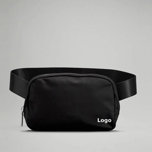 Riñonera Negra Personalizada, Impermeable, Mini Bolsa de Cintura Deportiva, Bolsa Cruzada Lu9b78s, Bolsa de Cintura Multiusos de 1 Litro - Product Image 1