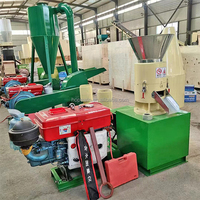 Machine à granulés de moteur diesel modèle 32hp avec roulement et moteur de composants de base