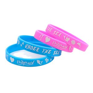Customizable Silicone Wristbands Anime Logo Screen Printed Waterproof Bracelets <b>Promotional</b> Events Gifts Sports Parties - Product Image 1