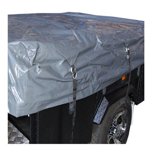 2.3WL X 1.75 MW X 0.45MH Australie 600G PVC Robuste Campeur <span class=keywords><strong>Remorque</strong></span> Remplacement Couvercle Supérieur - Product Image 1